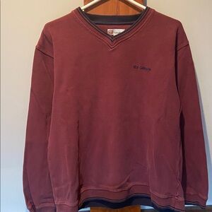 Vintage Men's Maroon Sweater
